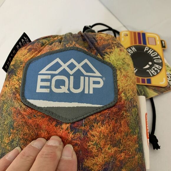 Equip One Person Travel Hiking Hammock 400 lb Capacity "Rust Gaming Skin" NEW - Picture 11 of 11